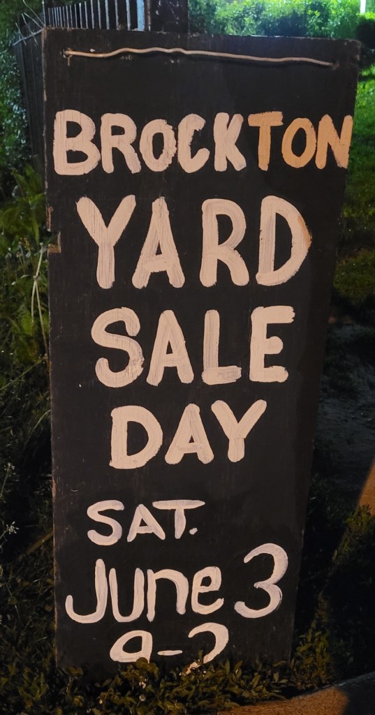 brockton yard sale 2023